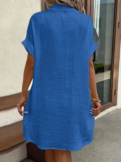 Alessia & Co™ | Vestido Suelto – Corte y Textura Suave de Alta Gama