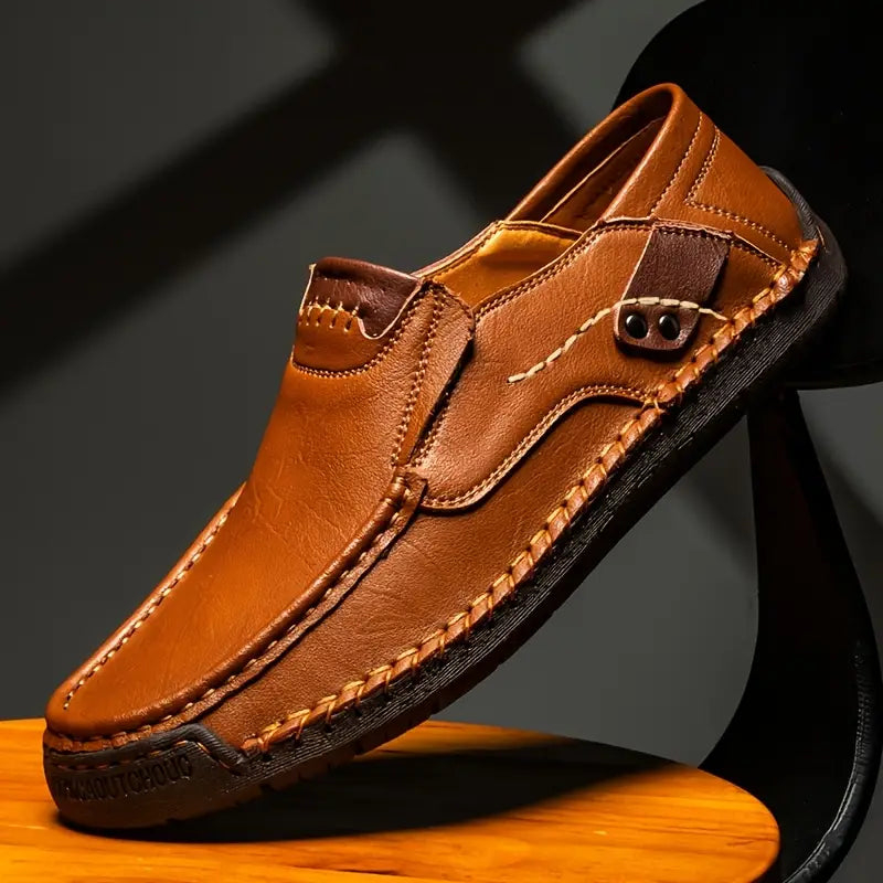 Cordoba™ | Mocasín de Cuero Premium – Liviano, Resistente y Natural