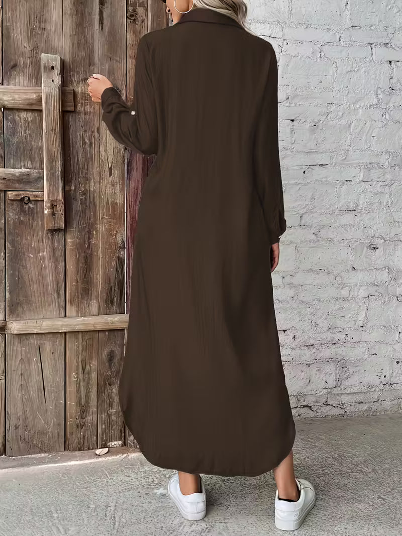 Bellavita™ | Vestido Largo – Look Minimalista con Encanto Europeo y Tejido Premium