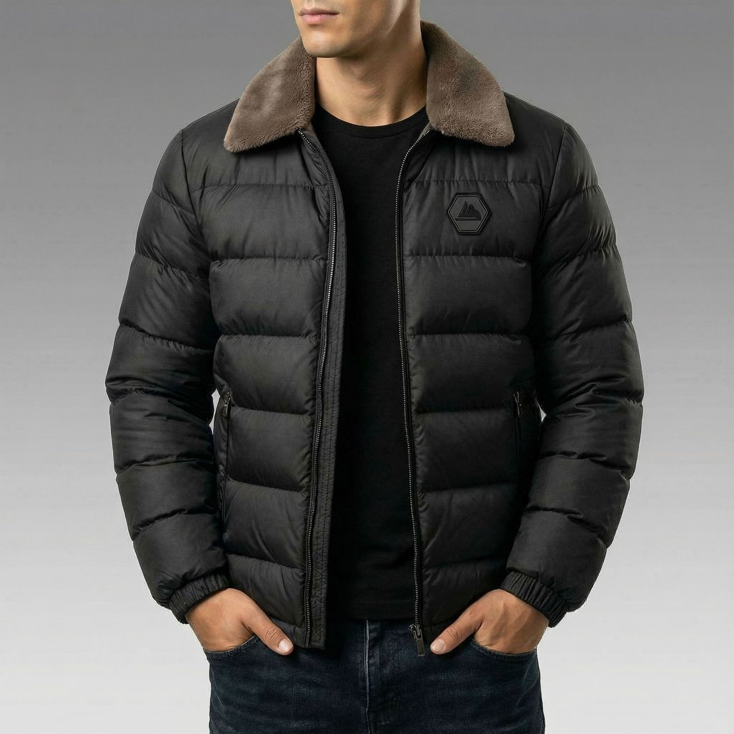 ENZO™ | PREMIUM GESTEPPTE THERMOJACKE MIT POLARFLEECE-KRAGEN