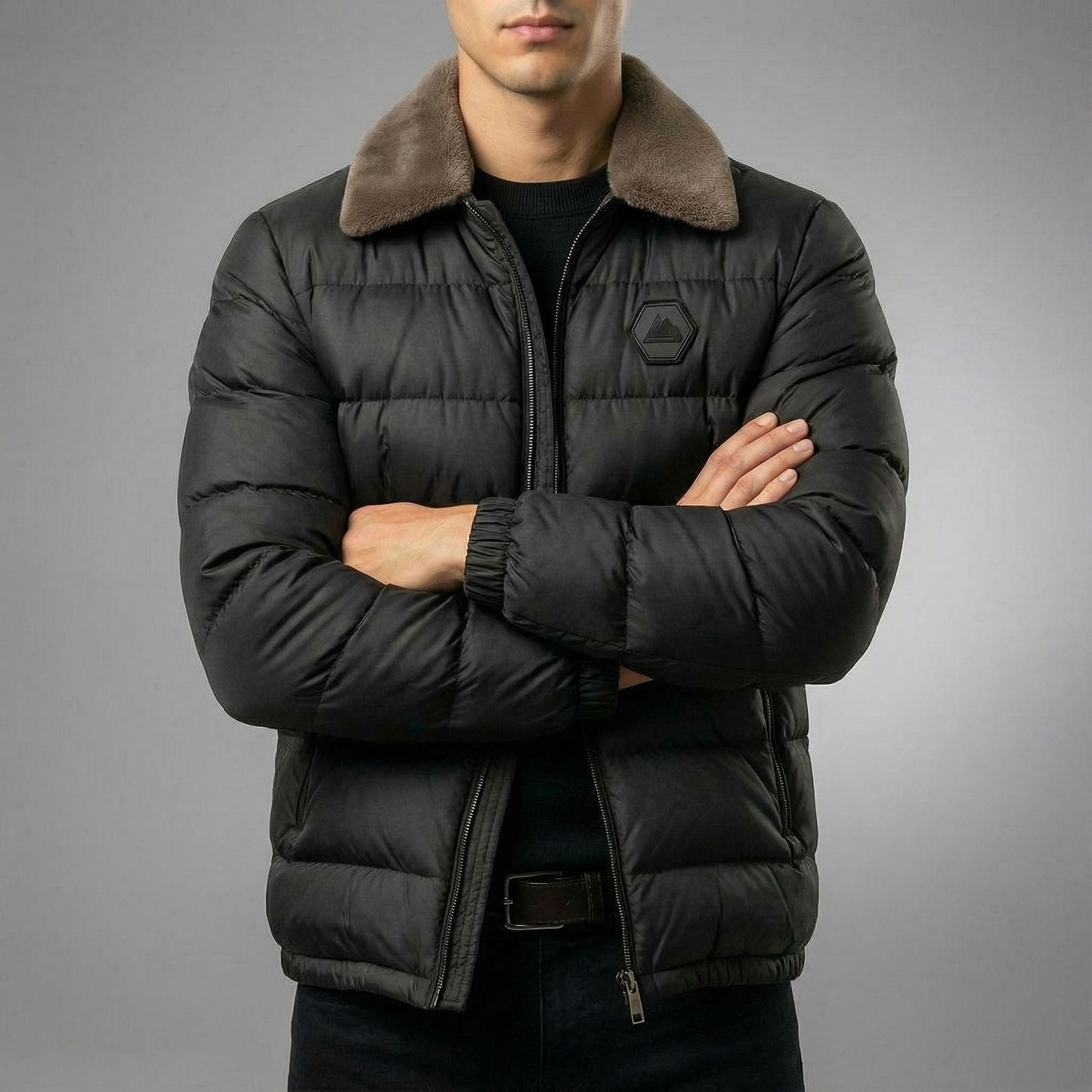 ENZO™ | PREMIUM GESTEPPTE THERMOJACKE MIT POLARFLEECE-KRAGEN